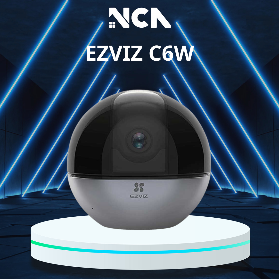[Bảo Hành 24 Tháng] Camera EZVIZ C6W 2K+ - Xoay 360 Độ, Chống Ngược Sáng, Đàm Thoại 2 Chiều, Tích Hợp AI