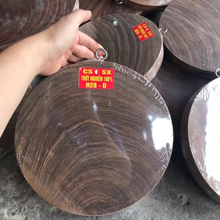 [ Tặng Giỏ Treo ] THỚT NGHIẾN Tây Bắc Đường Kính 30cm - Không Tâm