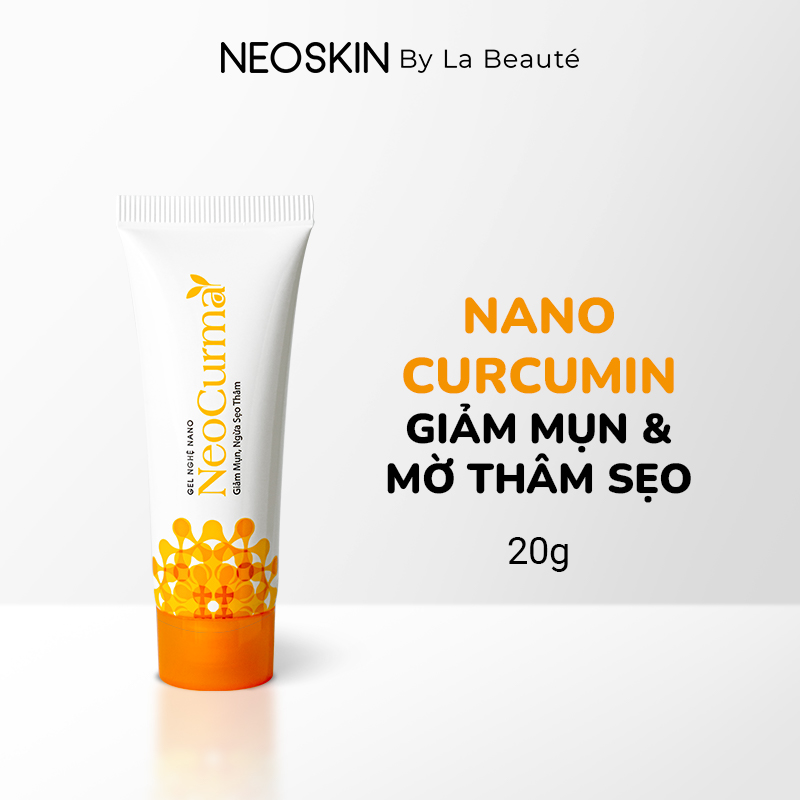Gel Nghệ Nano Giúp Giảm Mụn & Ngừa Thâm Sẹo Nhanh Chóng An Toàn Dịu Nhẹ NEOSKIN 20gr (Tuýp)