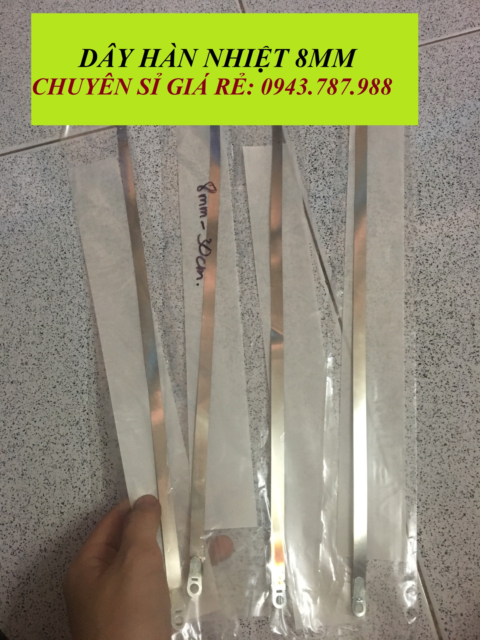 [HCM]Dây hàn nhiệt miệng túi 8mm - 30cm- dành cho máy pfs300