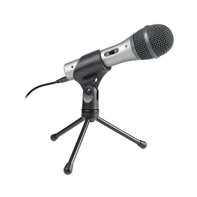 Micro condenser cổng USB thu âm trực tiếp cho máy tính | Audio Technica ATR2100-USB