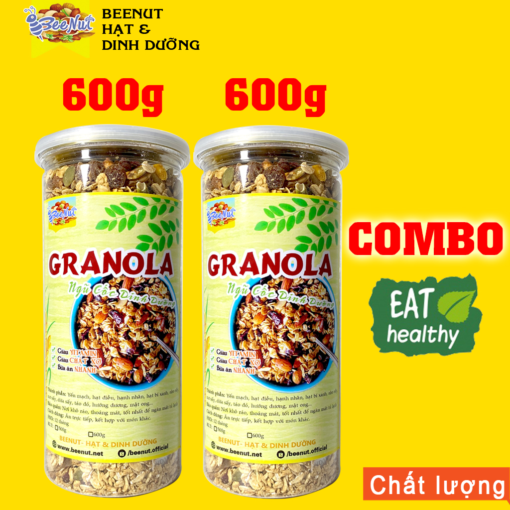 (Combo 2 tofu 600g) Granola Cereal diet, weight loss-beenut