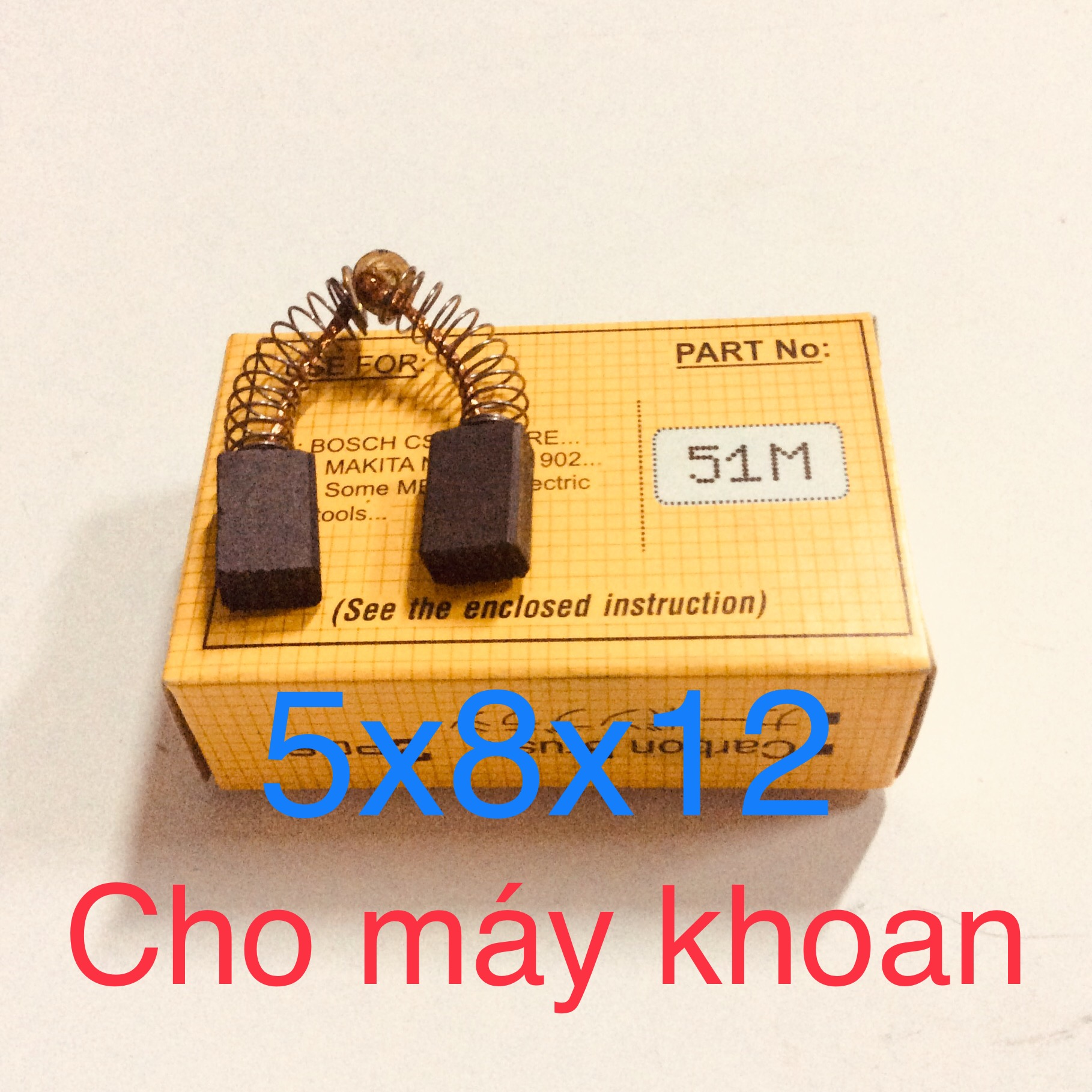 Chổi than carbon 51M dùng cho máy khoan