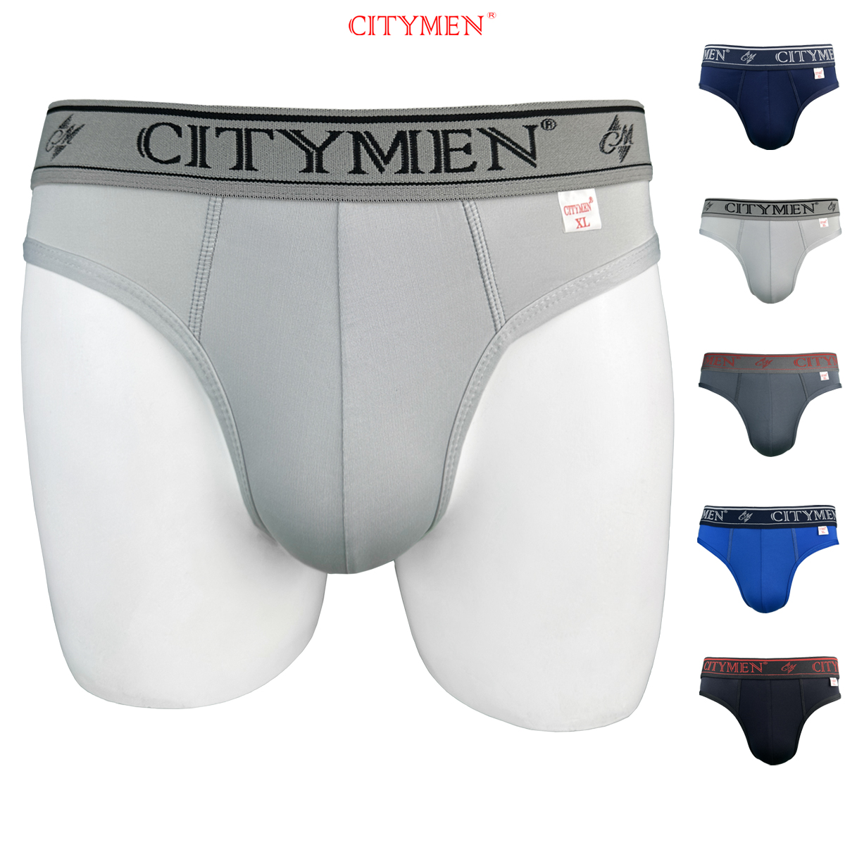 Quần Lót Nam vải lạnh co giãn 4 chiều lưng CITYMEN cao cấp, sịp nam - CTLZ-CTMAL