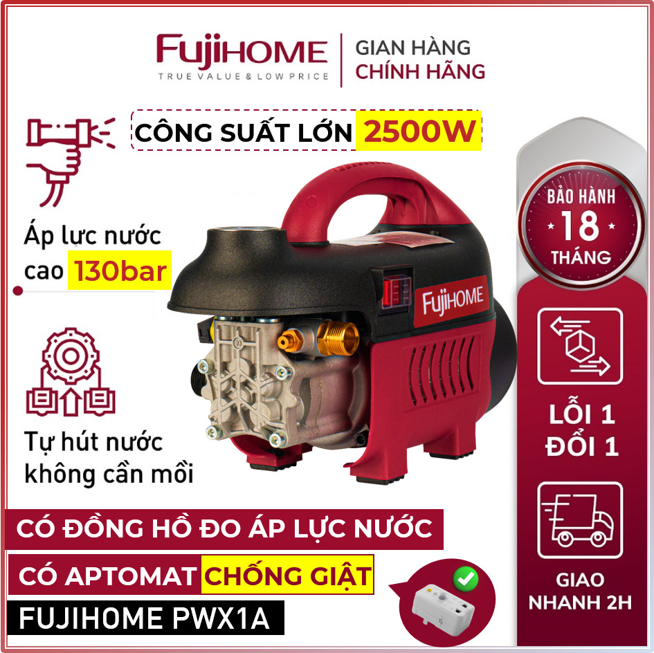 Fujihome anti-shock high pressure car washer spray, adjustable spray washer spray anti-shock pump pressure washer