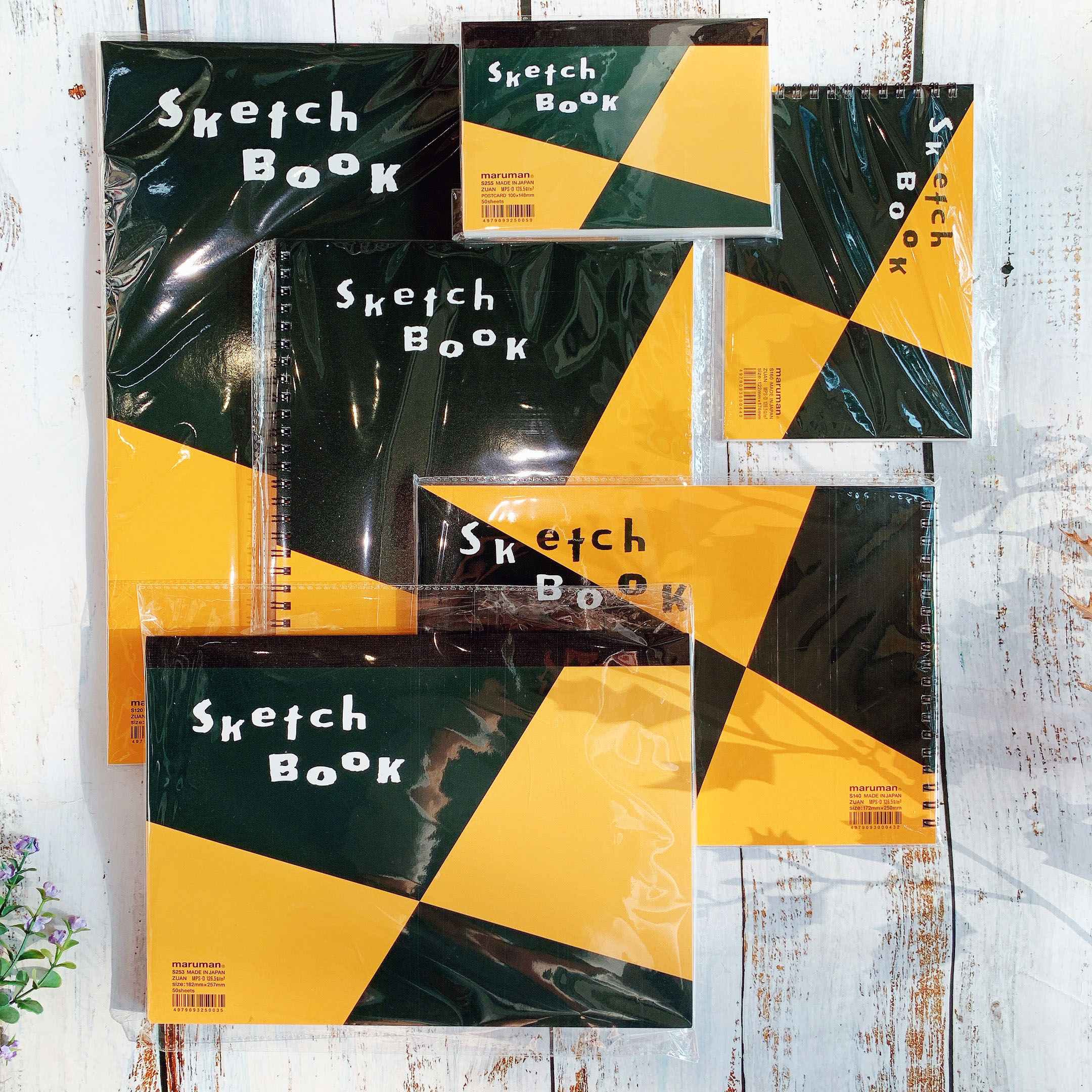 Sổ Vẽ Sketchbook Maruman - Sổ Vẽ Màu Nước - Phác Thảo Ký Họa Đa Chất Liệu Maruman Nhật Bản