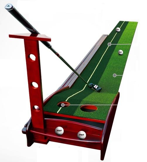 Thảm tập golf putter gỗ - 300x30cm - golf putting green mat, golf practice training aid
