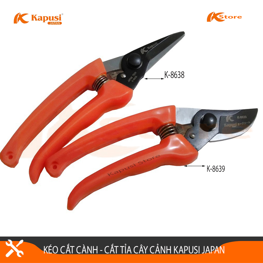 KÉO CẮT CÀNH - KÉO CẮT TỈA CÀNH CÂY SIÊU SẮC - SIÊU KHỎE KAPUSI NHẬT BẢN