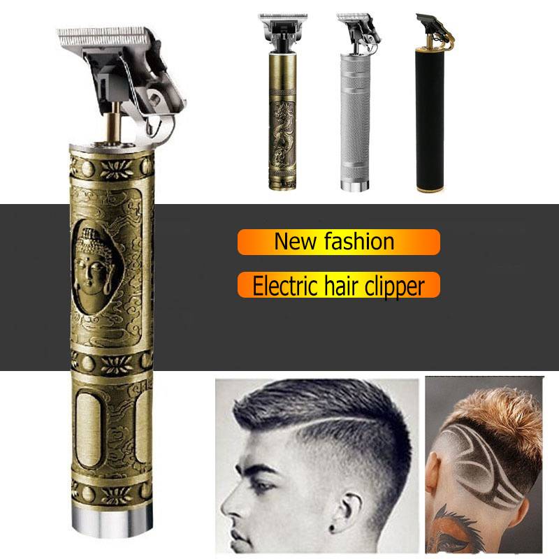 Tông đơ cắt tóc bấm viền sạc điện dq8