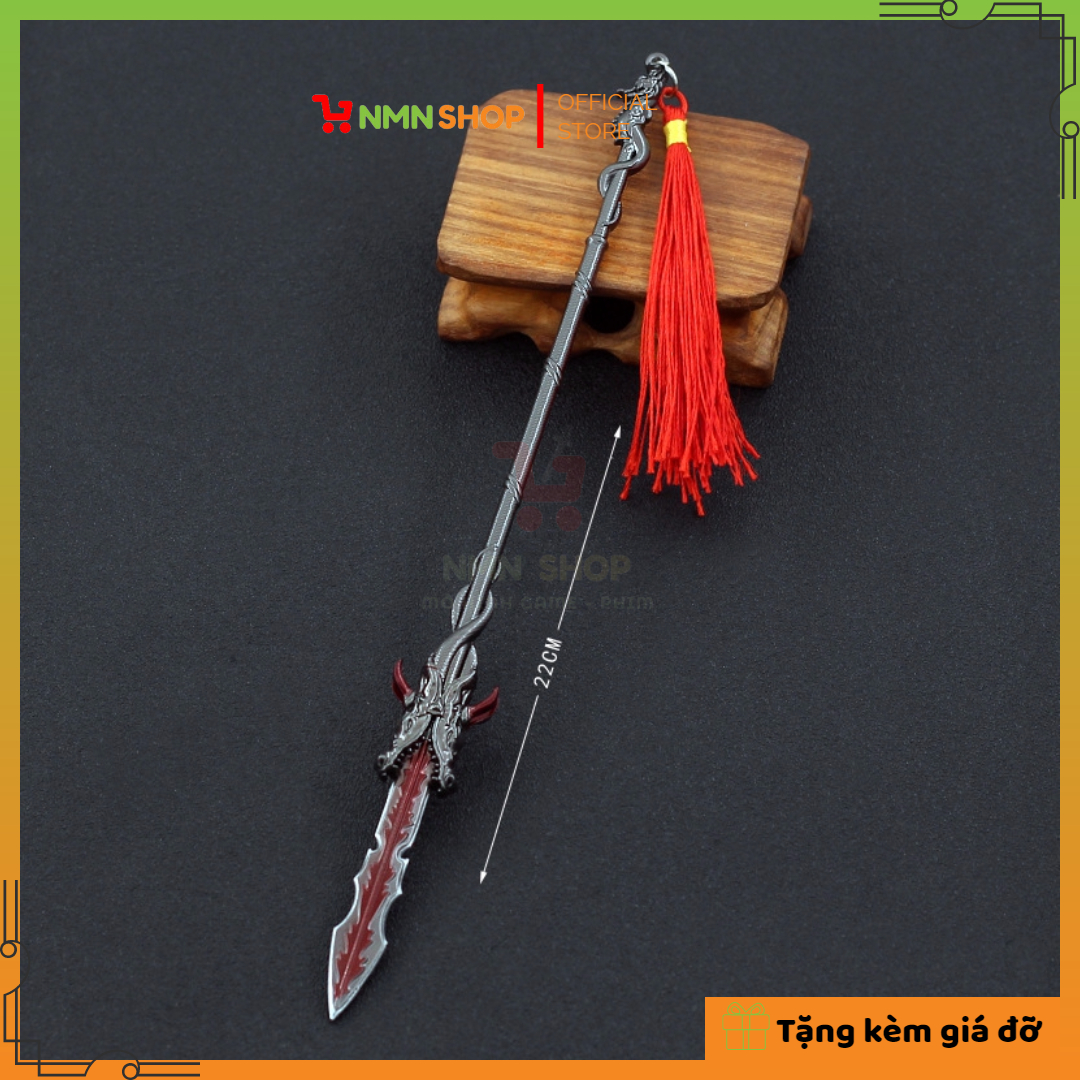 Mô hình phim Tuyết Ưng Lĩnh Chủ - Hắc long thương 22cm