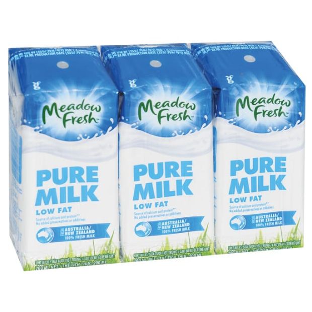 Sữa tươi ít béo Meadow Fresh thùng 24 hộp
