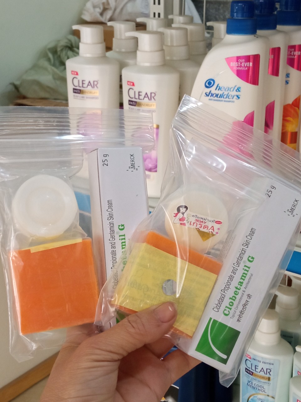 Sét 3 món Bộ Nám Tàn Nhang Clobetamil G Thái Lan chính hãng
