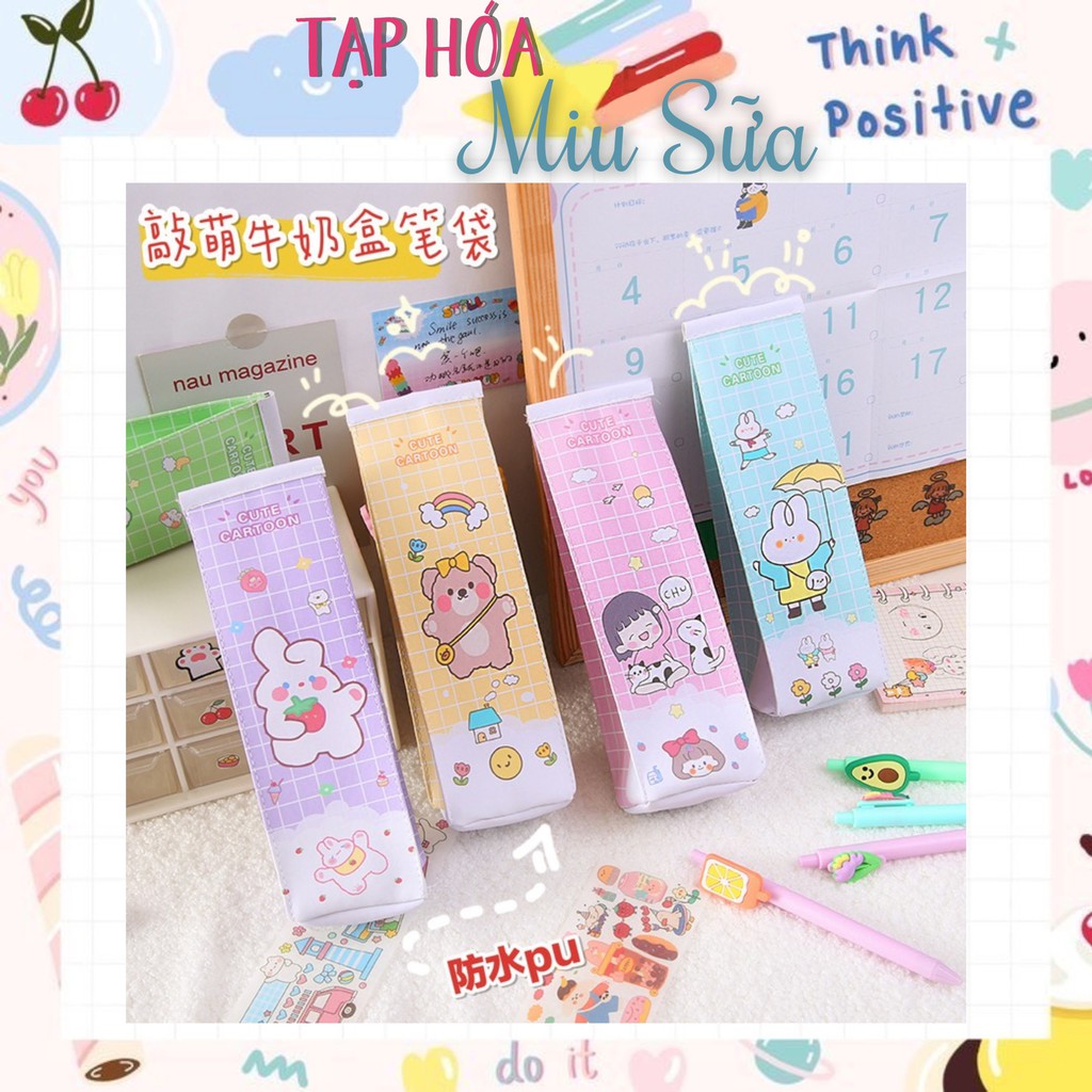 Túi đựng bút hình bịch sữa xinh xinh yêu yêu - MiuSua