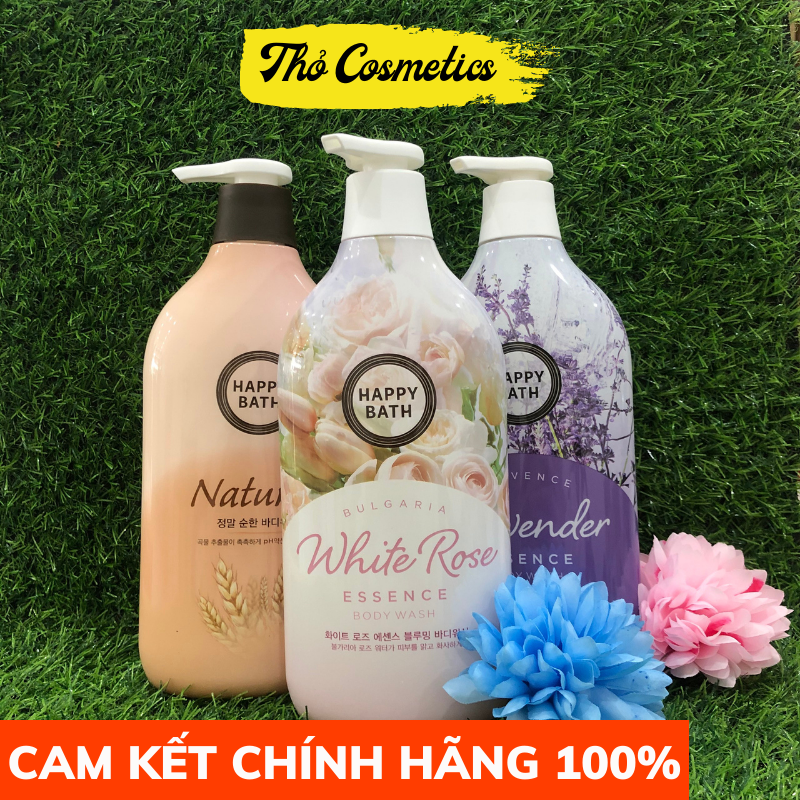 Sữa Tắm dưỡng ẩm thơm lâu Happy Bath 900ml Hàn Quốc