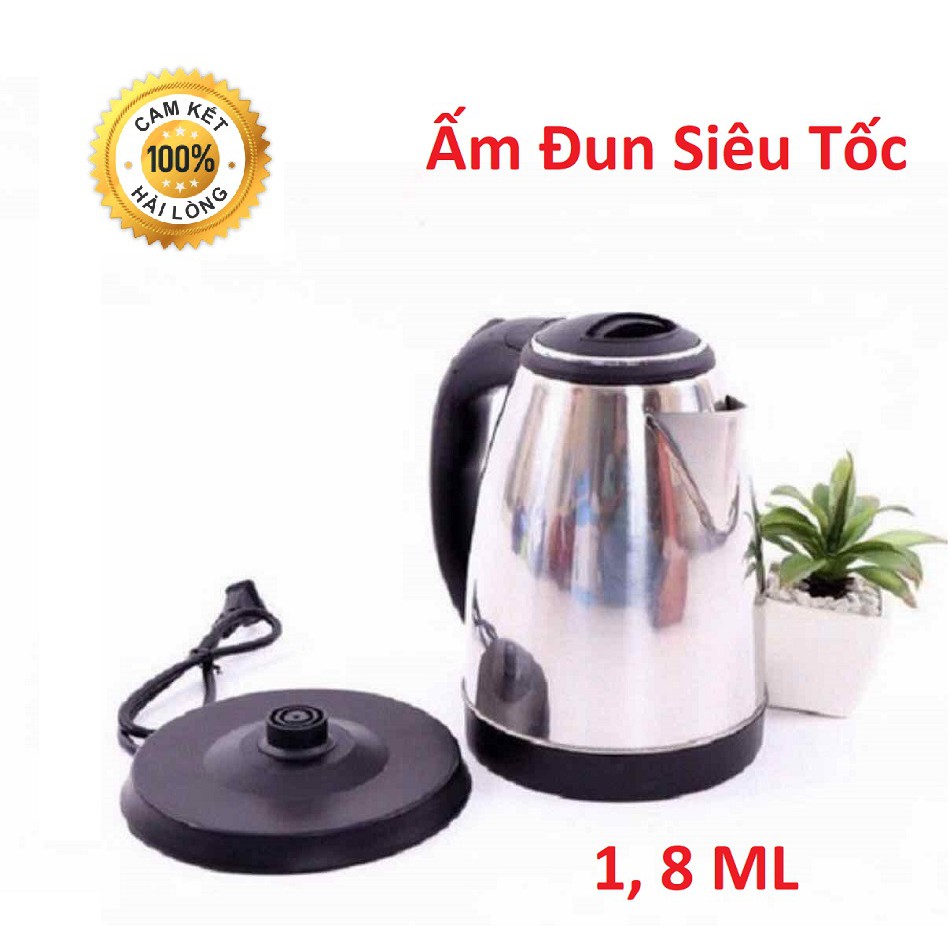 Am sieu toc binh dun nuoc sieu toc- ấm nước siêu tốc- Bình Đun Siêu Tốc 1.8L 1500W - An toàn cho mọi gia đình