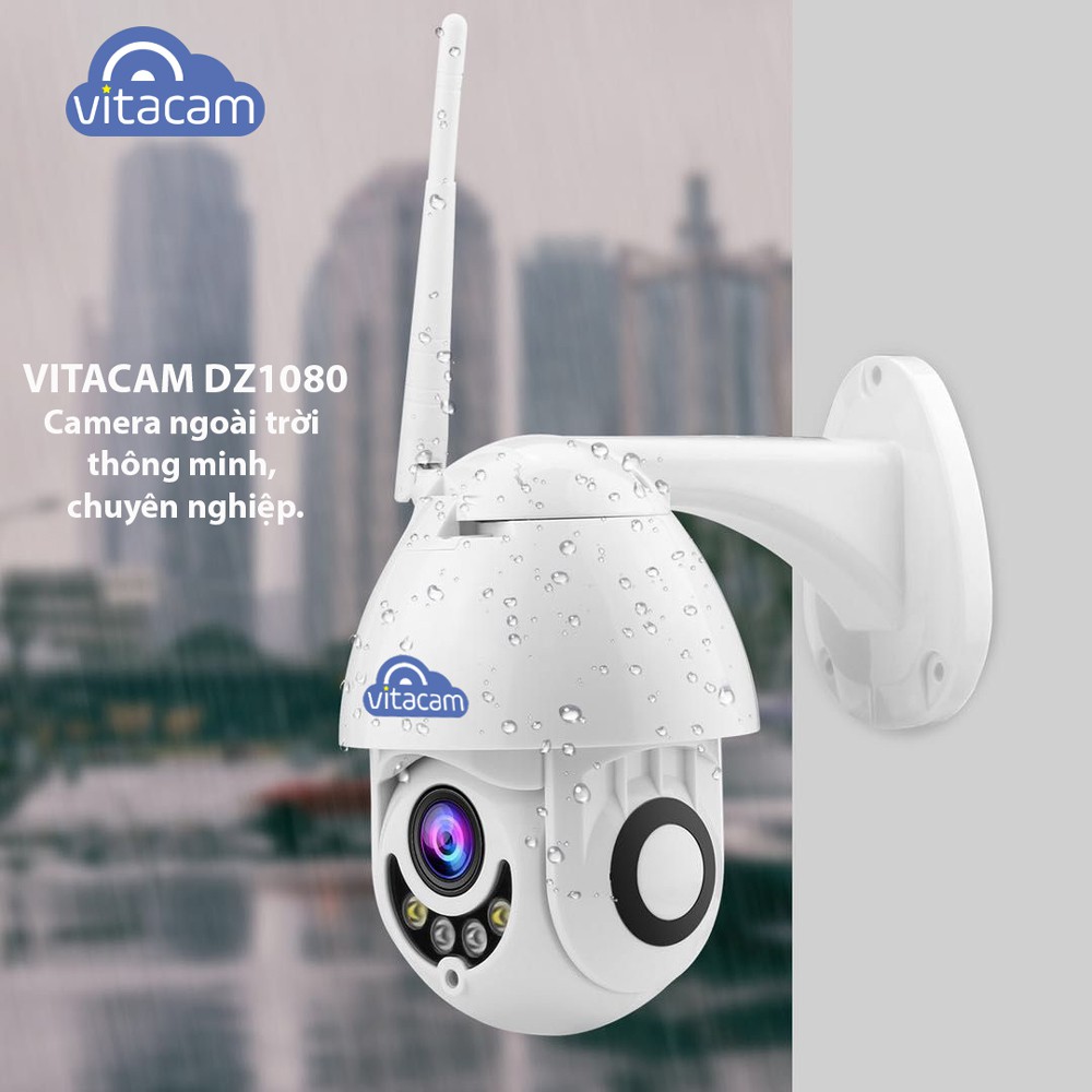 [HCM]Camera Camera Wifi Camera IP Wifi Ngoài Trời. CAMERA VITACAM DZ1080S PRO NGOÀI TRỜI 2.0 Hình Anh Dõ Nét Hàng Nhập Khẩu. Bảo Hành Uy Tín.