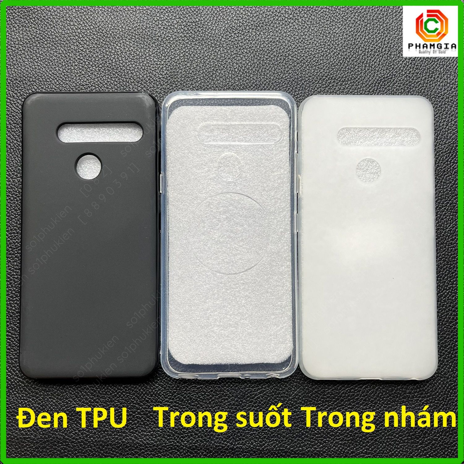 Ốp lưng LG G8/ LG G8S loại dẻo trong nhám, loại dẻo trong suốt và loại dẻo đen TPU bền đẹp