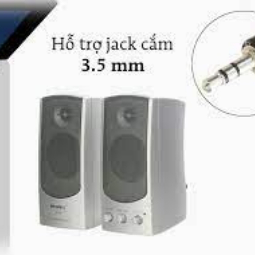 Freeship loa vi tính SOUNDMAX A140 DONATHINH DT 27 Nhỏ gọn, dễ dàng kết nối với vi tính, điện thoại âm thanh trung thực, kết hợp học tập và giải trí