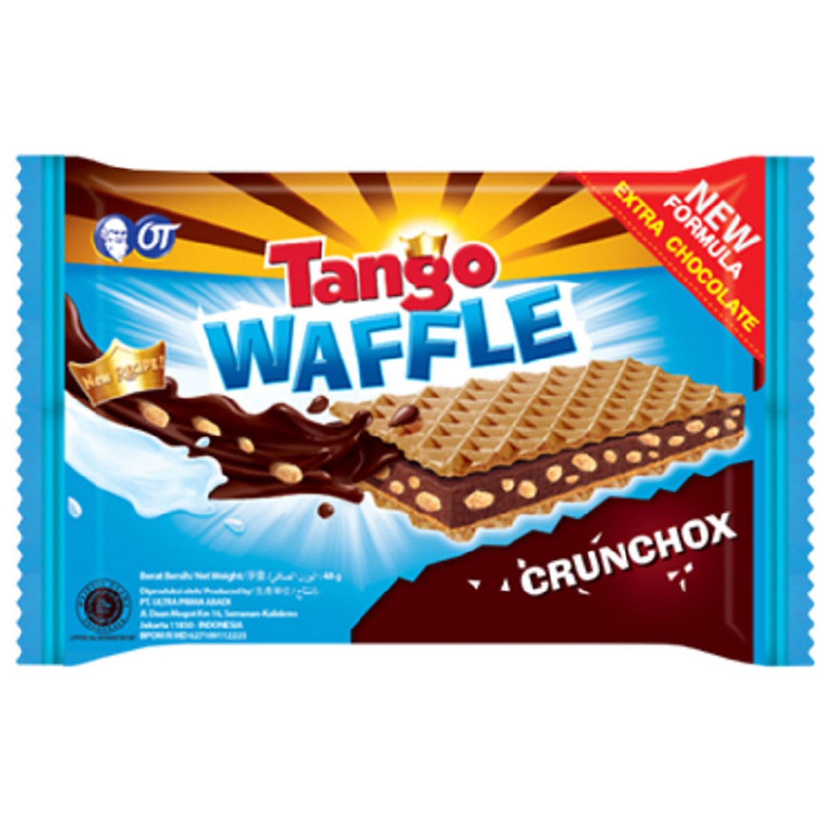 Bánh xốp socola tango waffle crunchox 48gr
