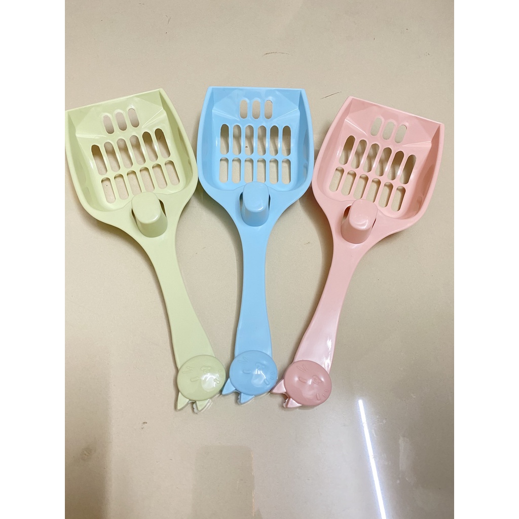 Xẻng xúc cát vệ sinh mèo - xẻng hốt cát vệ sinh phân mèo - phụ kiện chó mèo