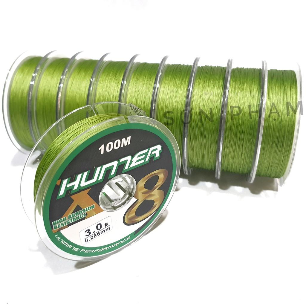 [Siêu mịn-Siêu khỏe] Dây Câu Dù-PE Hunter X8. Kích thước chính xác của sản phẩm này là: 2.0