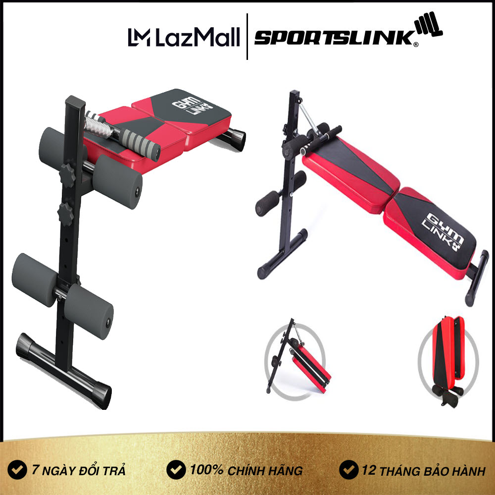 [TRỢ SHIP] Ghế tập bụng đa năng gấp gọn Gymlink Pro-888
