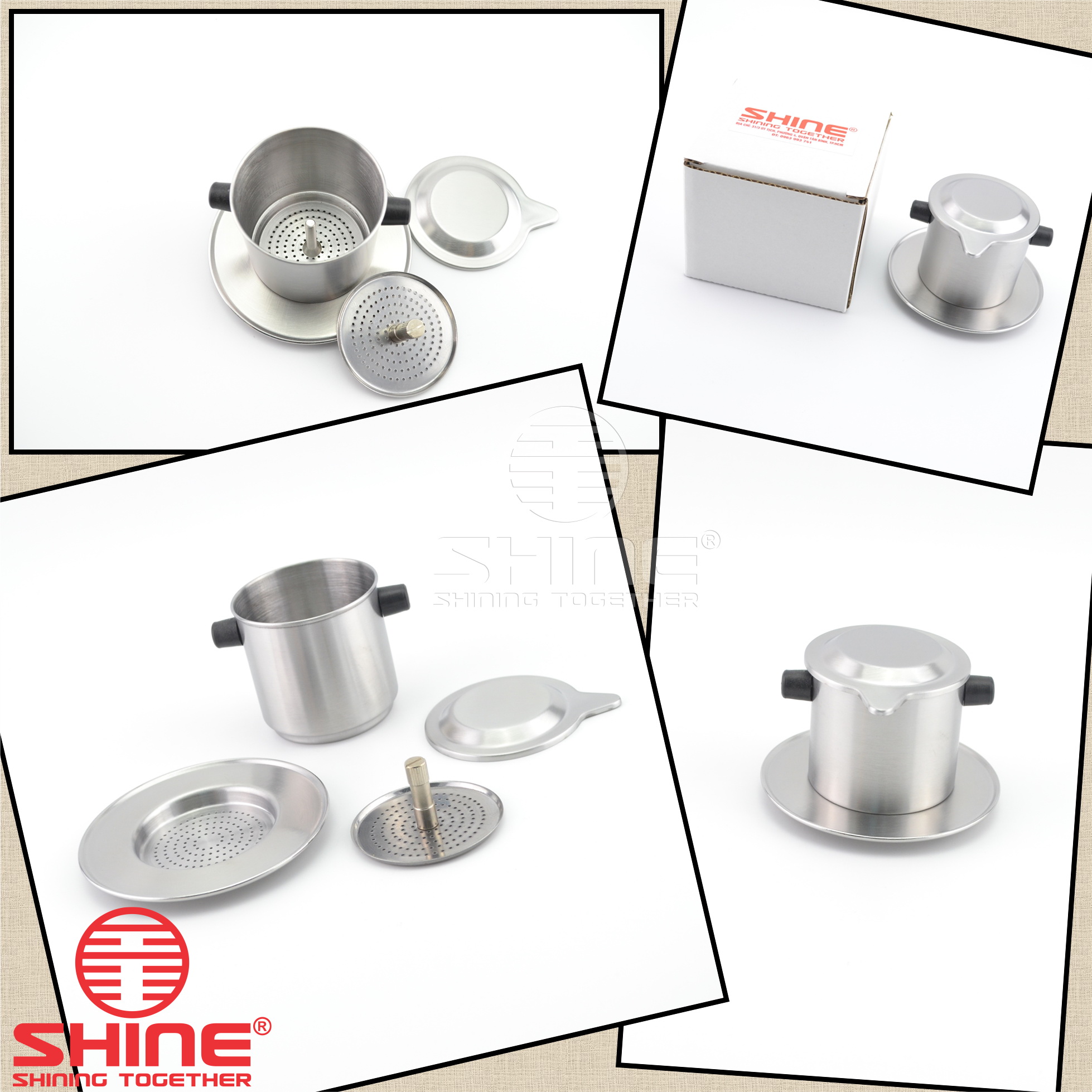 Phin cà phê Inox cải tiến - Phiên bản truyền thống