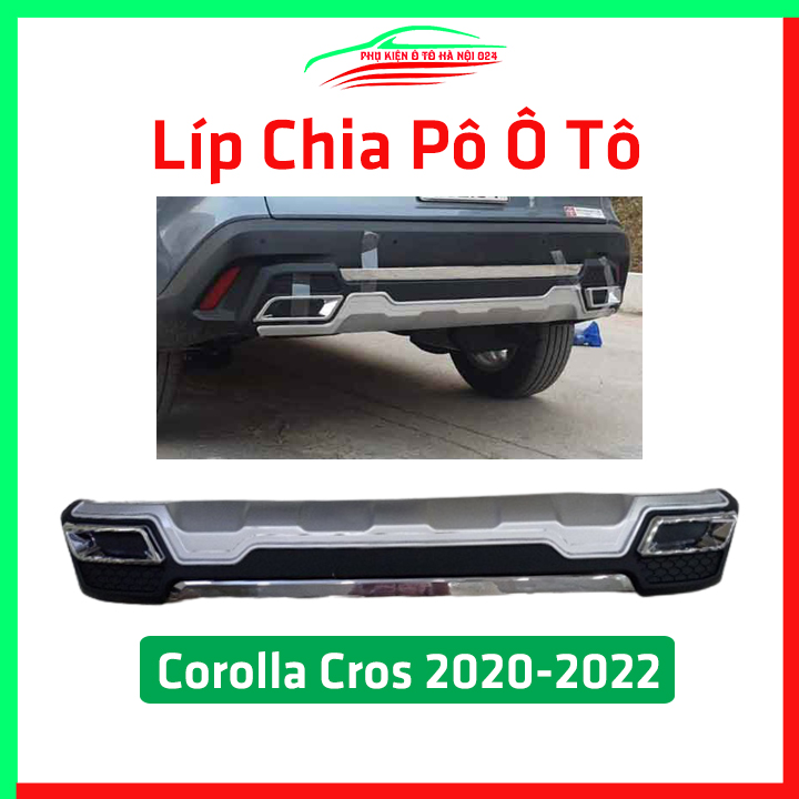 Lippo, líp chia pô ô tô Toyota Corolla Cross 2020-2022 hàng đẹp chuẩn form xe