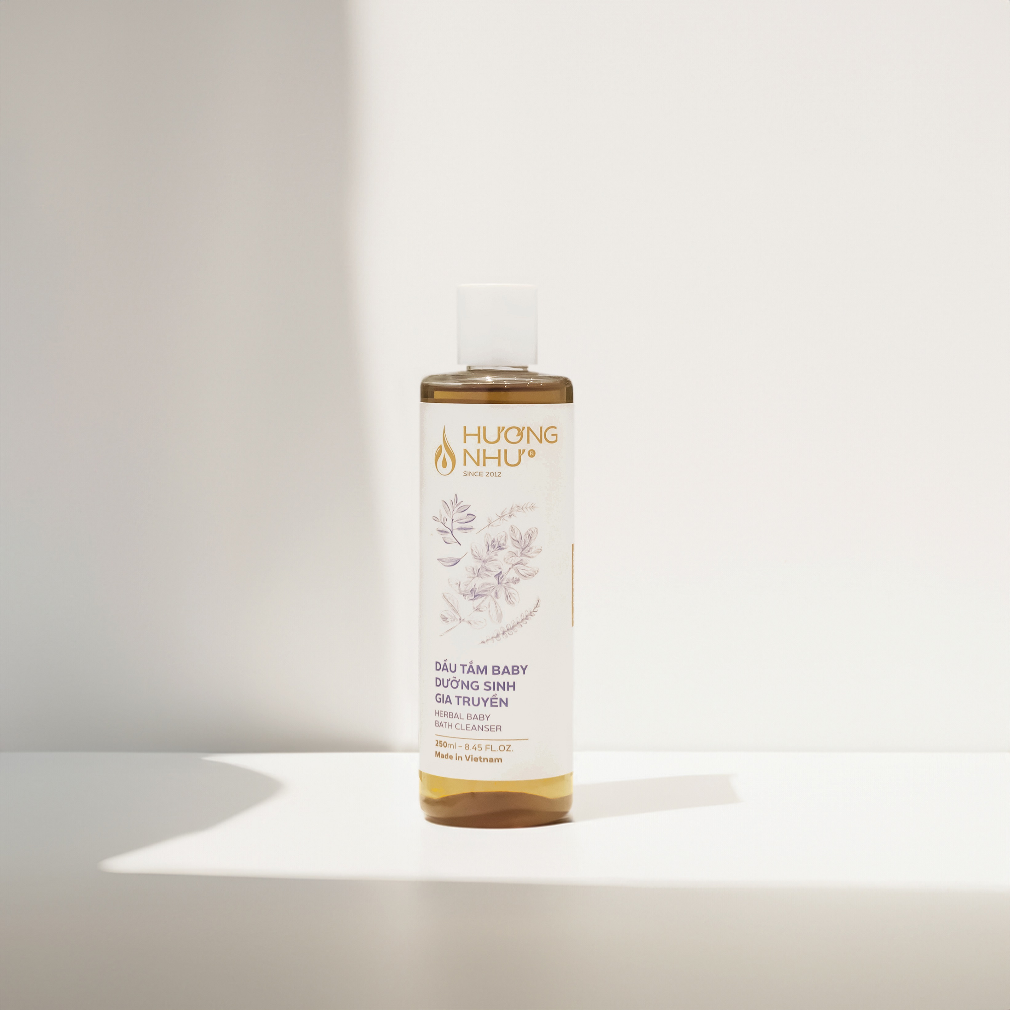 Dầu tắm baby hương như - 250ml - dầu tắm cho bé thuần chay, tự nhiên, phù hợp cho da nhạy cảm