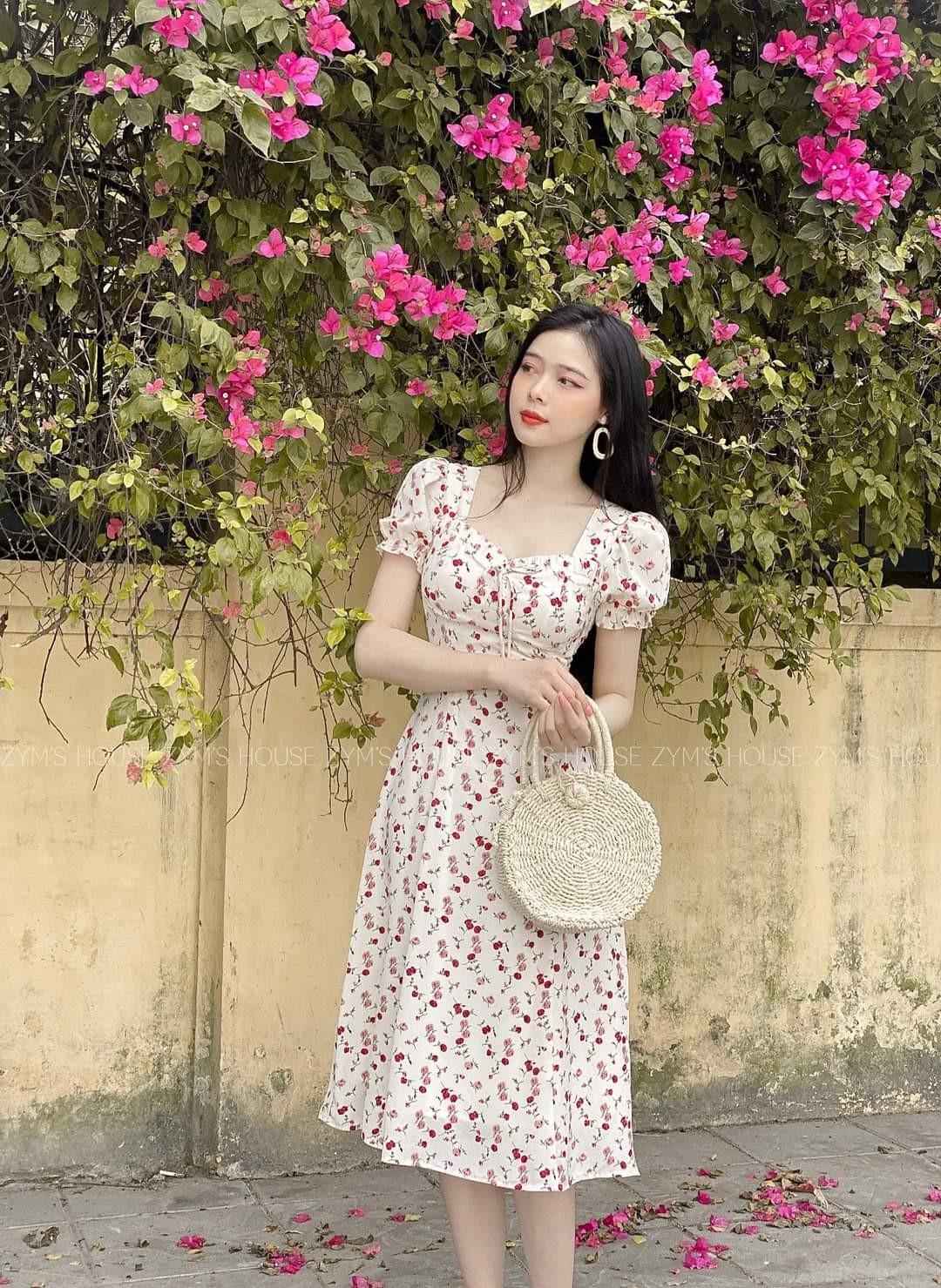 Đầm maxi hoa nhí siêu hot hè 2021