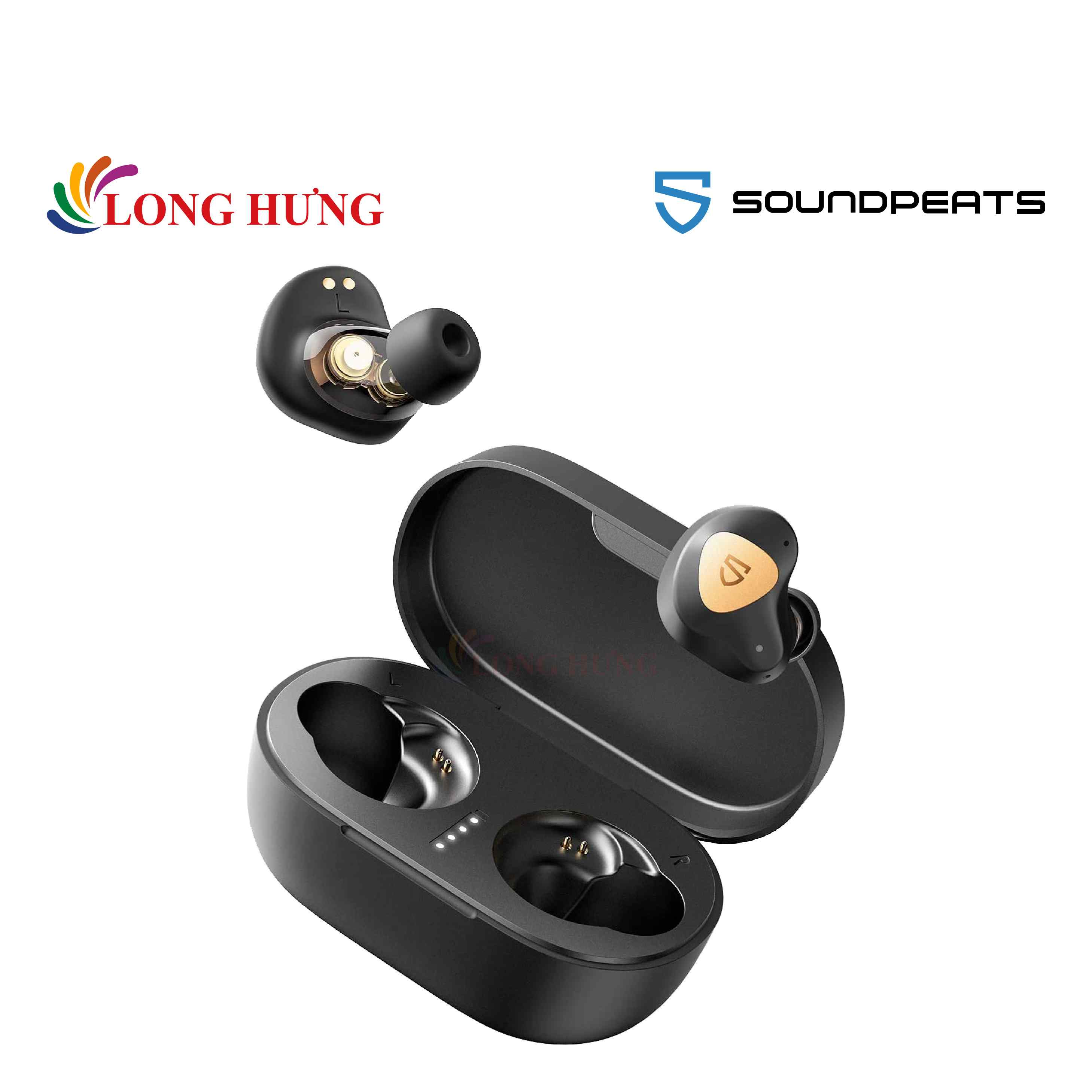 Tai nghe Bluetooth True Wireless Soundpeats Truengine 3 SE - Hàng chính hãng - Thiết kế thời thượng âm thanh chất lượng kết nối bluetooth 5.0