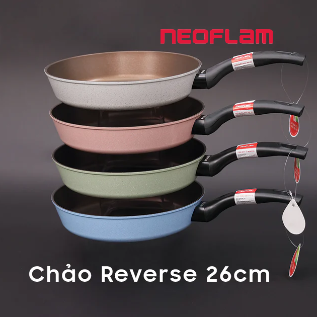 Chảo chiên chống dính bếp từ Neoflam Reverse - Hàn Quốc 26cm