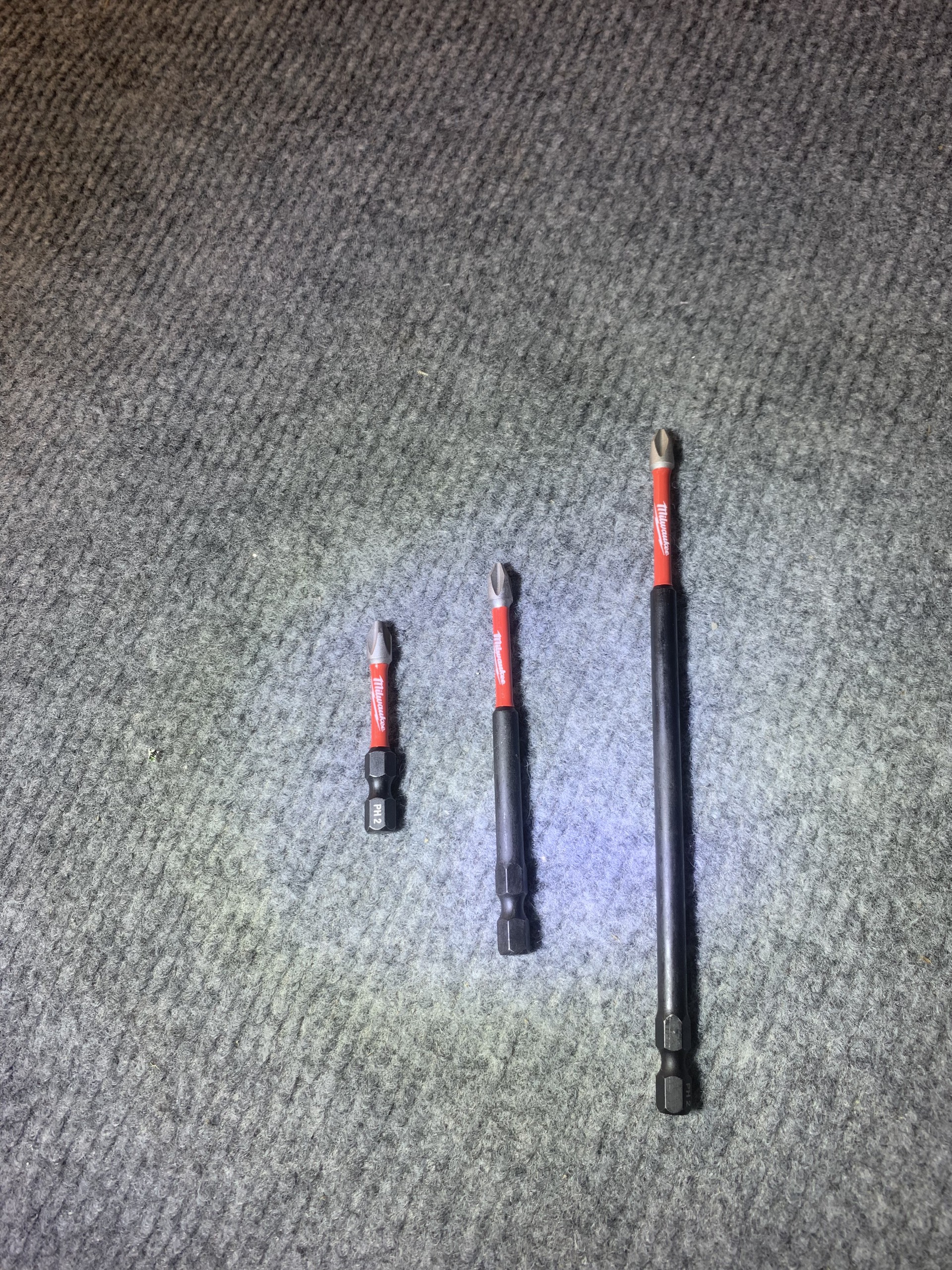 Mũi bắn vít ph2 dài 2.5cm - 5cm - 9cm - 15cm milwaukee