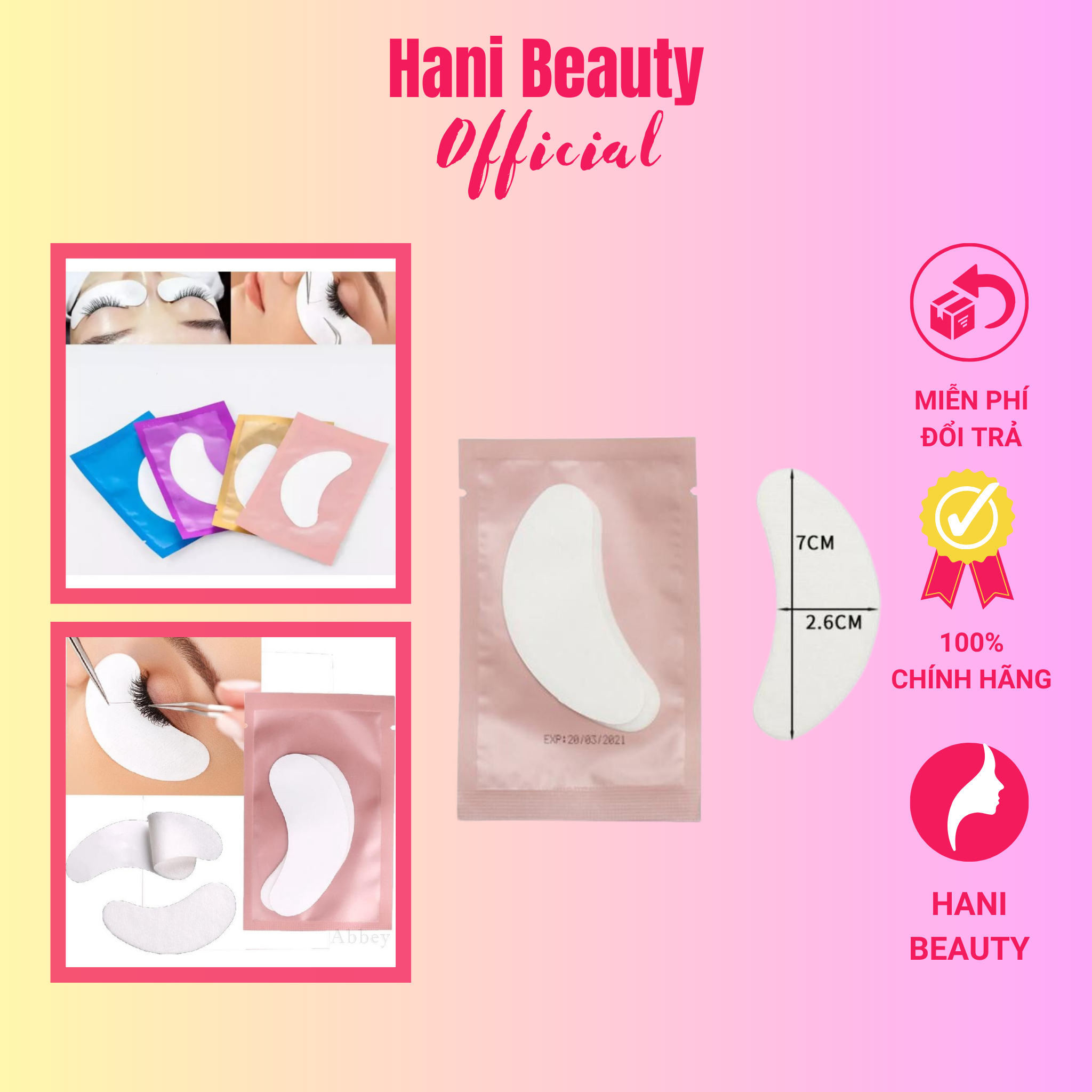 Gelpad - eyepad dán mi dưới - hani beauty