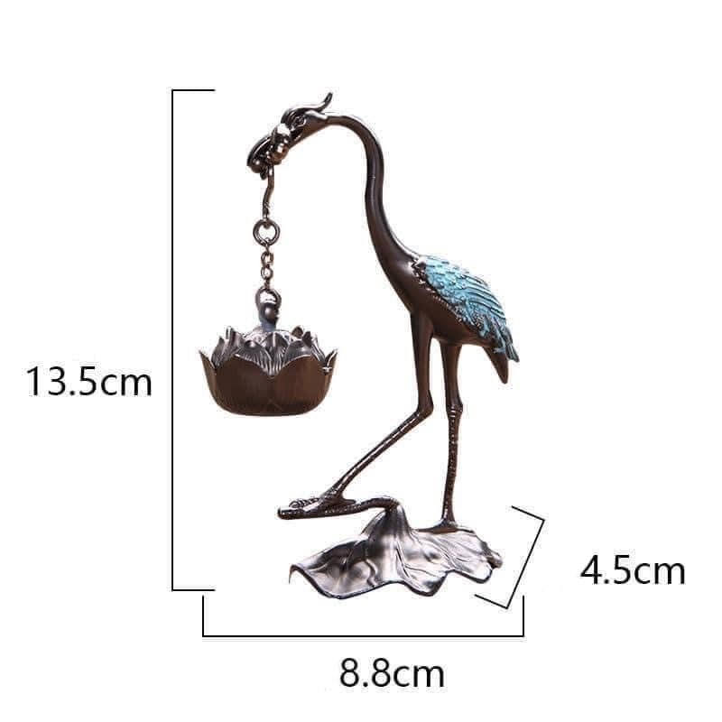 Hạc Đốt Trầm Hương - LƯ XÔNG TRẦM HẠC TIÊN NGẬM HOA SEN