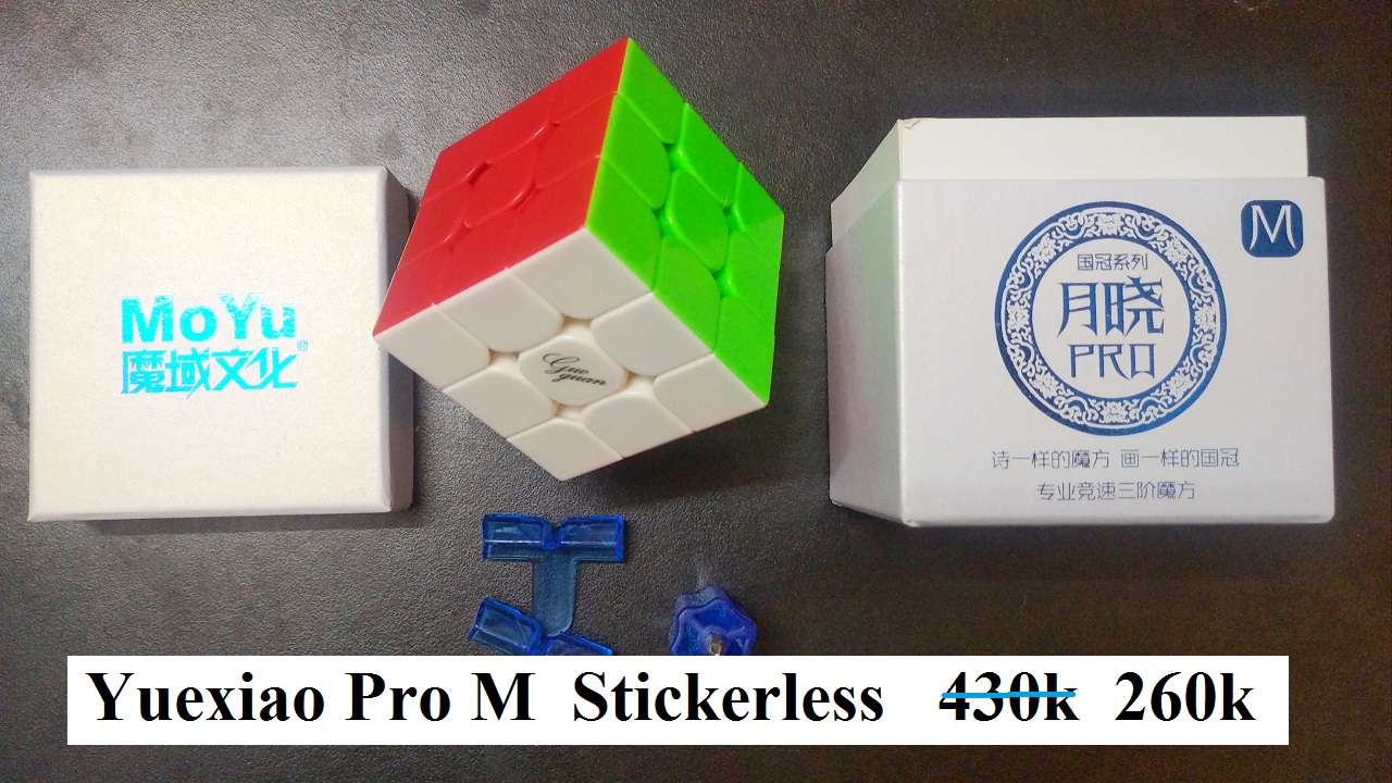 Rubik 3x3x3 Moyu Guoguan Yuexiao Pro M Flagship. Siêu Hiếm. Siêu Bền. Siiêu Giảm Giá. Xả Kho Bán Lỗ. Số Lượng Có Hạn