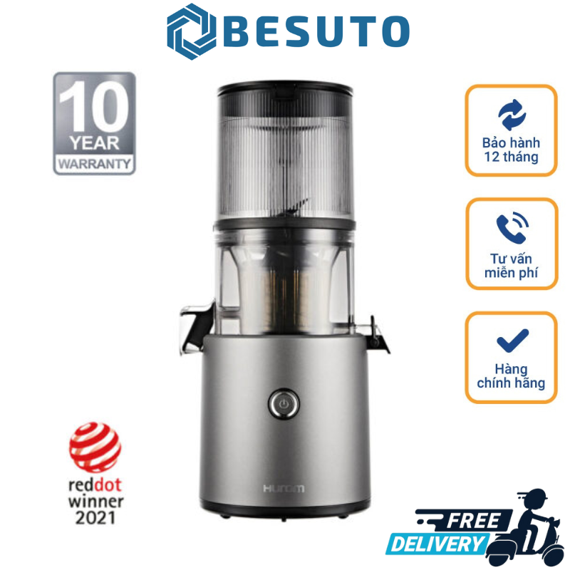 Máy Ép Chậm Hurom H300, Nội Địa Hàn, Công suất 150W, Máy Ép Trái Cây Nguyên Quả Giữ 95% Vitamin, Bảo Hành 10 Năm