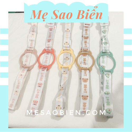 Dây đeo bình sữa họa tiết cho bé