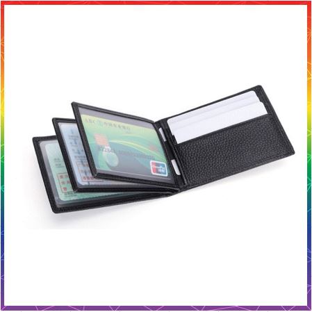 Ví da mini nhỏ gọn nam nữ siêu tiện dụng đựng bằng lái, đựng thẻ, giấy tờ tuỳ thân, da cao cấp mẫu mới 2020