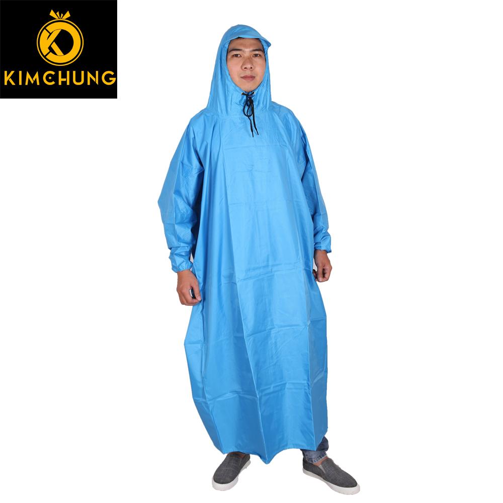[HCM]Áo mưa kín không xẻ tà vải dù cao cấp vải dù SIÊU NHẸ siêu bền chống thấm nước tốt (SIZE TO)