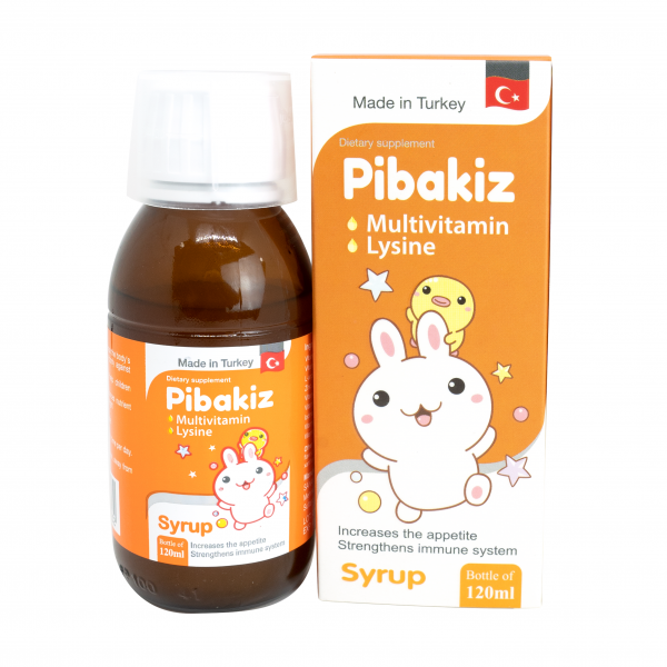 Multivitamin Tăng Đề Kháng Pibakiz - Chai 120 ml