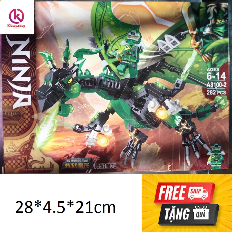 Đồ chơi lego lắp ráp, trò chơi xếp hình rồng phun lửa hàng hộp chuẩn đẹp được freeship được tặng quà - Kidtoy.shop