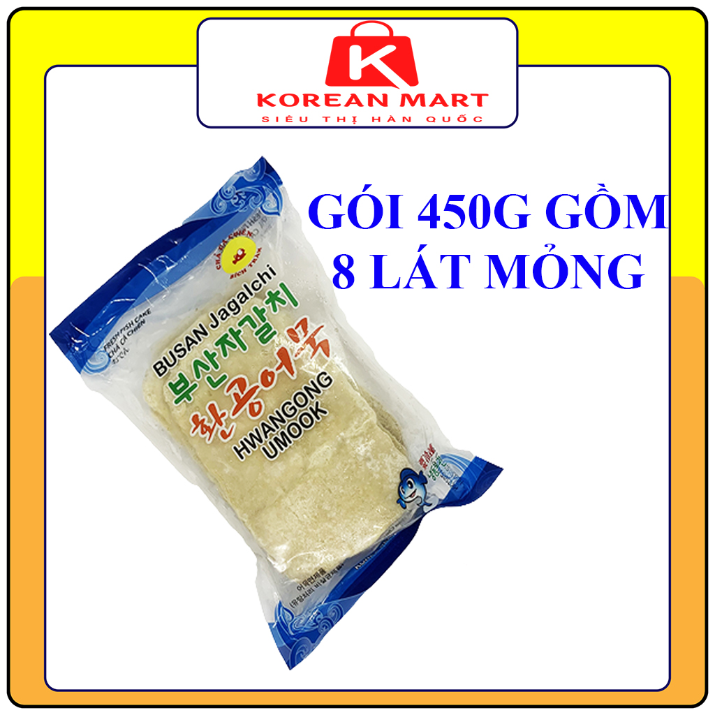 Chả cá liên doanh Hàn quốc gói 450 gồm 8 lát