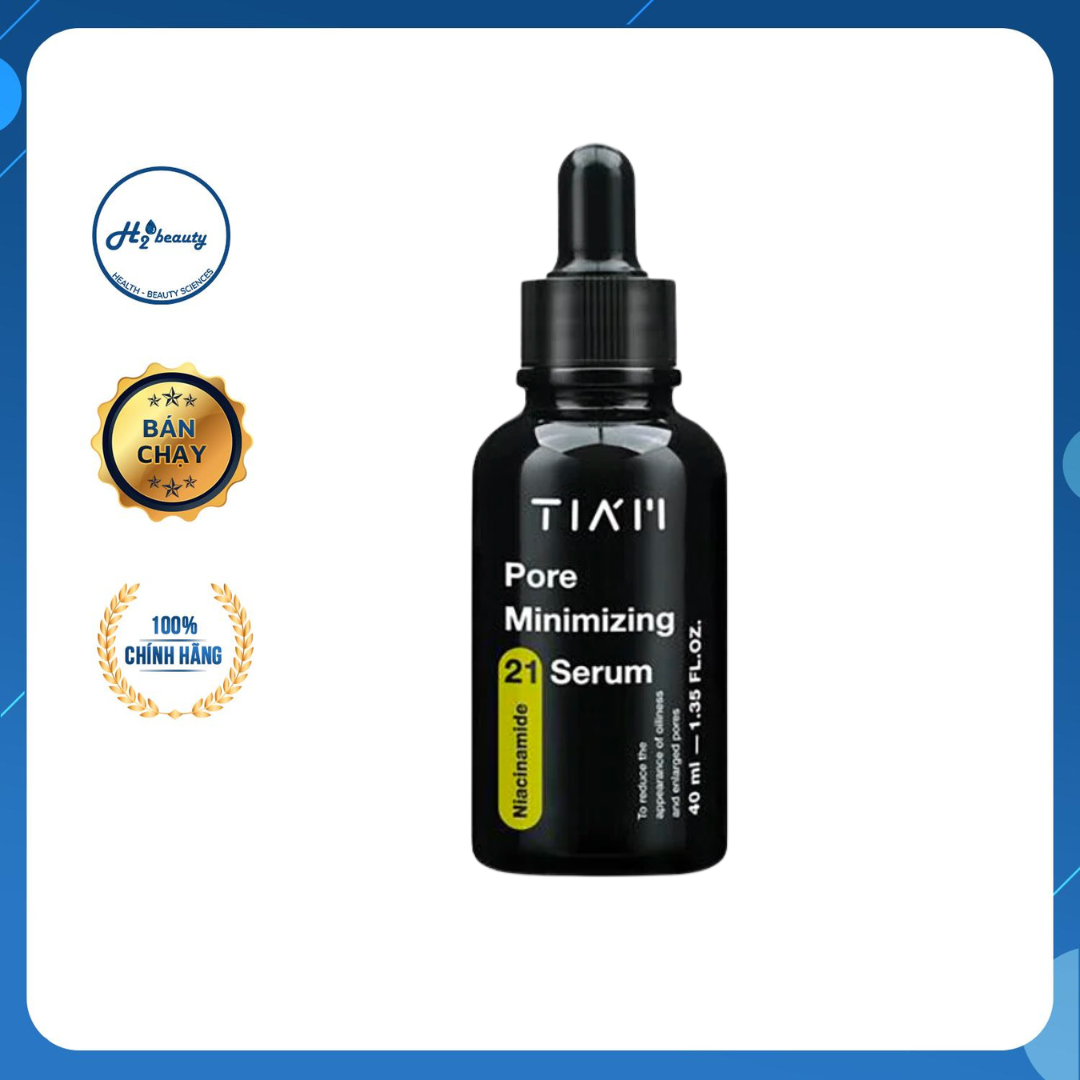 Serum tiam tinh chất kiểm soát dầu nhờn, thu nhỏ lỗ chân lông tiam pore minimizing 21 serum 40ml