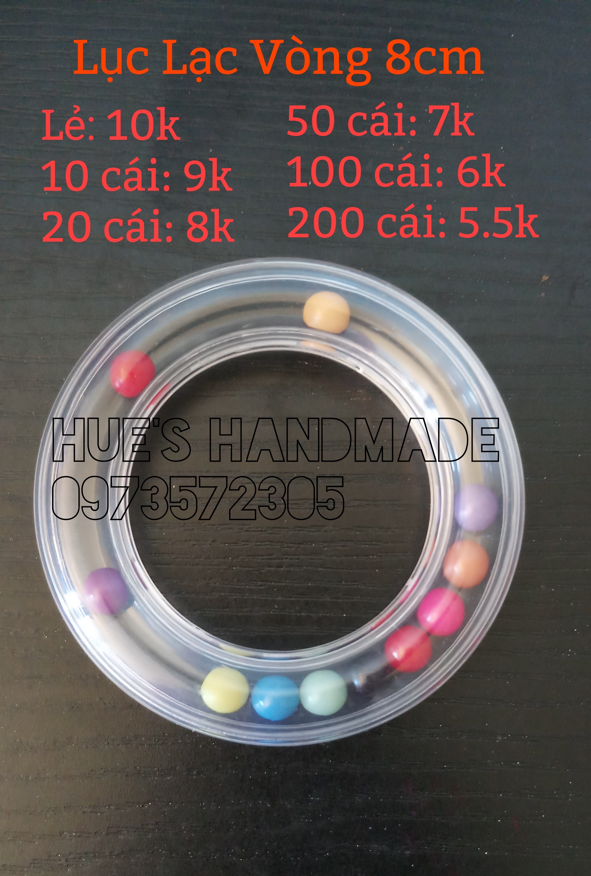 Lục lạc vòng nhựa - lục lạc