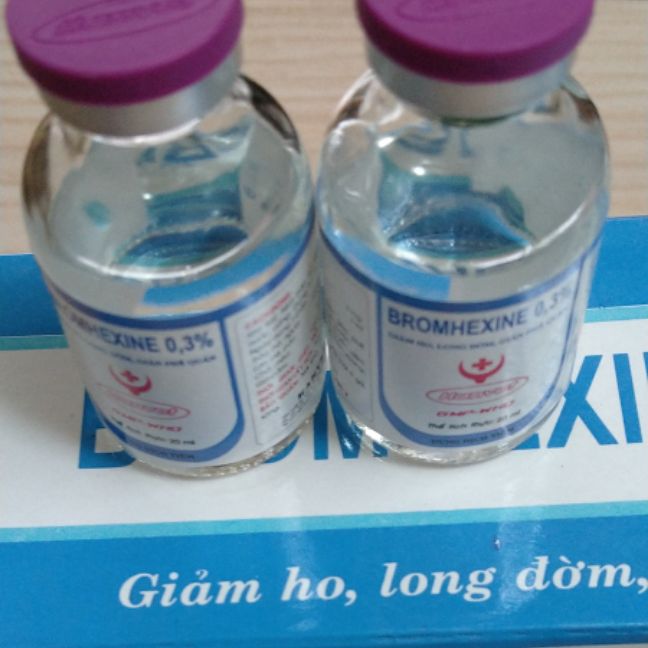 Tan đàm, giảm ho, suyễn, khò khè, viêm phổi brom 20ml