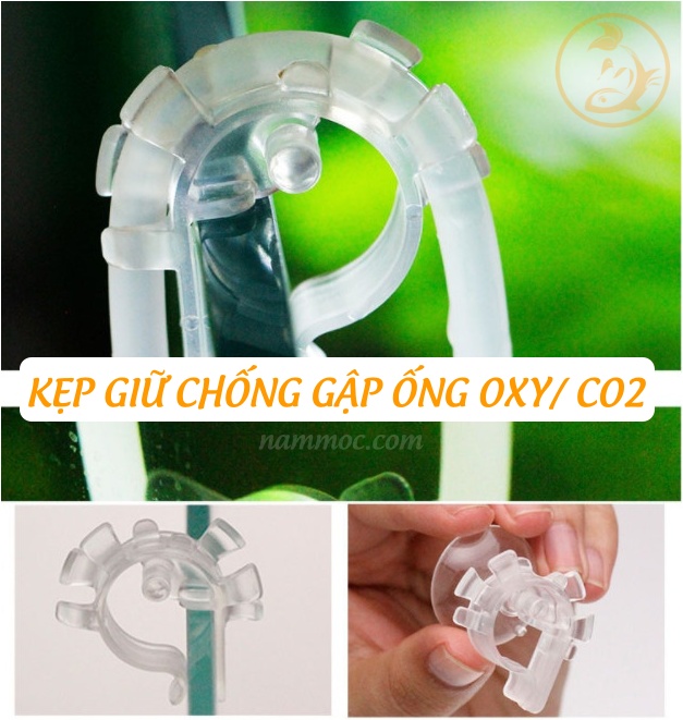 Kẹp đa năng | giữ - chống gập ống oxy, co2