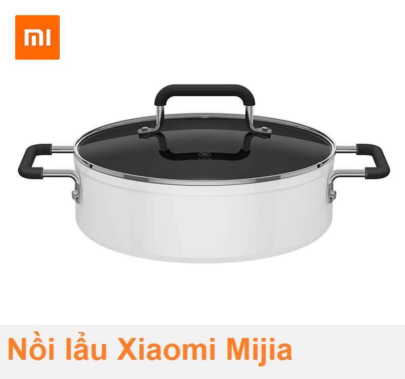 Nồi lẩu 1 ngăn Xiaomi - Hàng chính hãng sử dụng cho bếp từ an toàn đẹp mắt