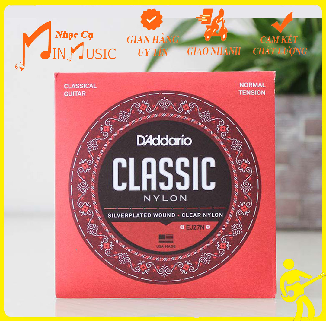 Dây đàn guitar classic d'addario ej27n