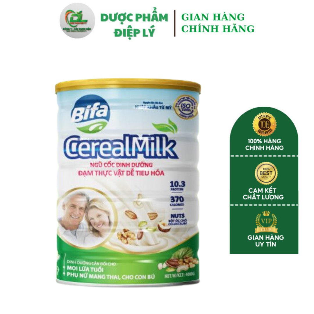 Sữa Ngũ Cốc Dinh Dưỡng Bifa Cereal Milk Bigfarm Lon 400gr Bổ Sung Các Chất